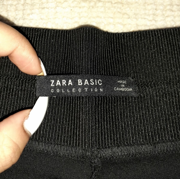 NWT Zara Black Leggings - Picture 2 of 5